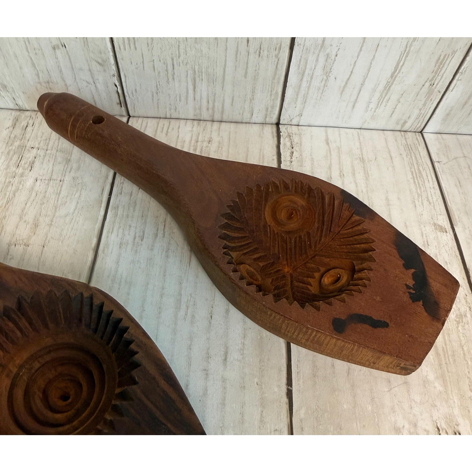 Pair of Ma’amoul Wooden Molds