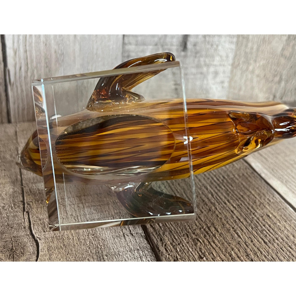 Vintage GCA Blown Glass Fish