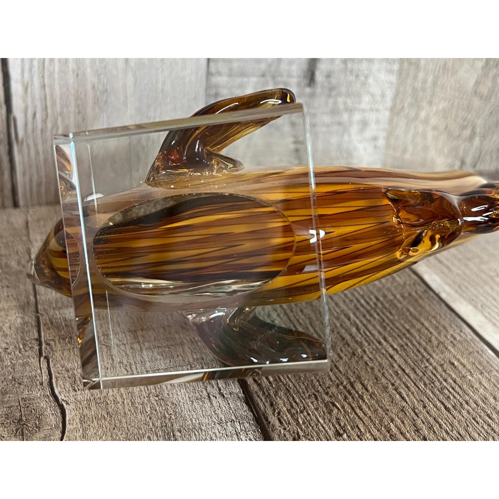 Vintage GCA Blown Glass Fish