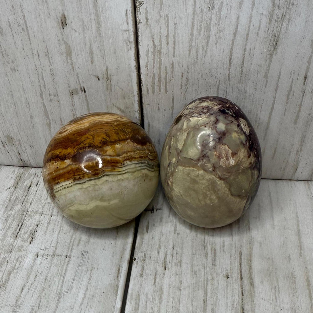 Stone Egg and Ball