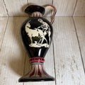 Cucchi Ceramic Pitcher Made In Italy Black & Red Battle Design