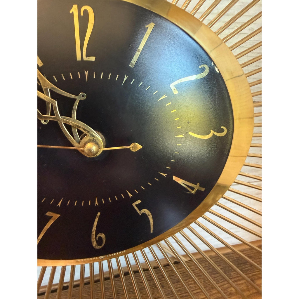 GE Mid Century Starburst Wall Clock