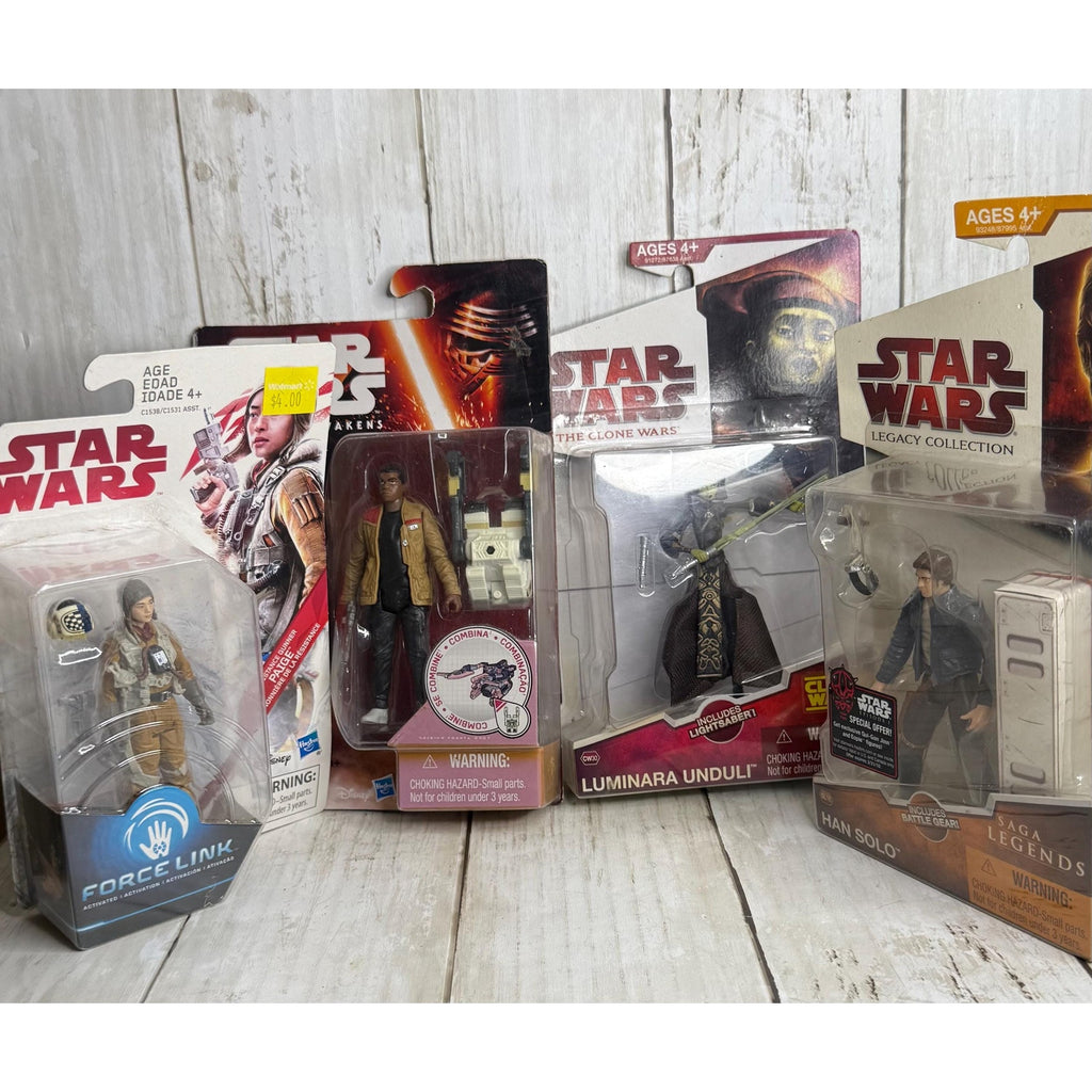 Lot of 4 Star Wars Action Figures