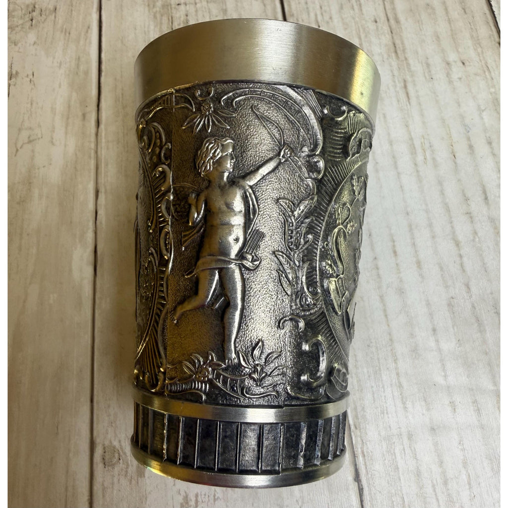 Set of 3 German Pewter Cups - Grenningloh and Zinn Becker