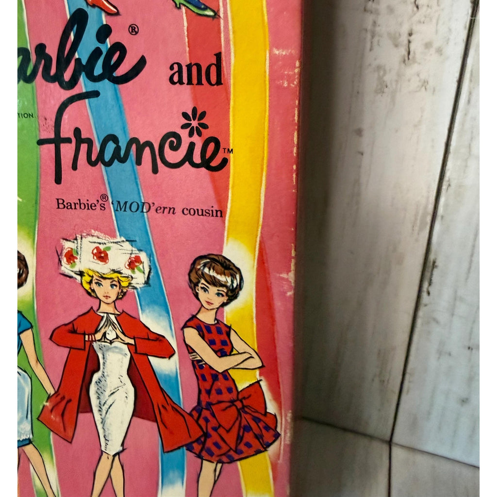 Barbie Paper Dolls in Barbie and Francie Box