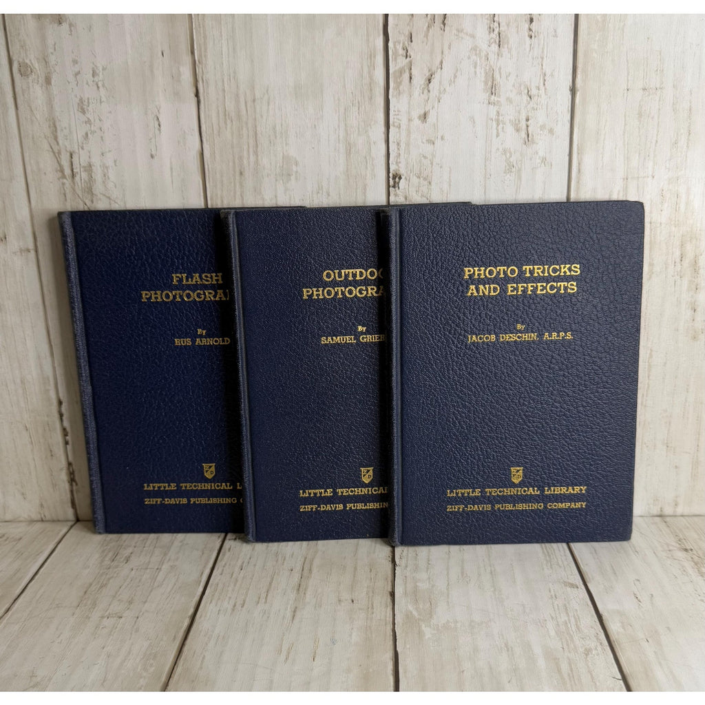 Set of 3 1940 Photography Books