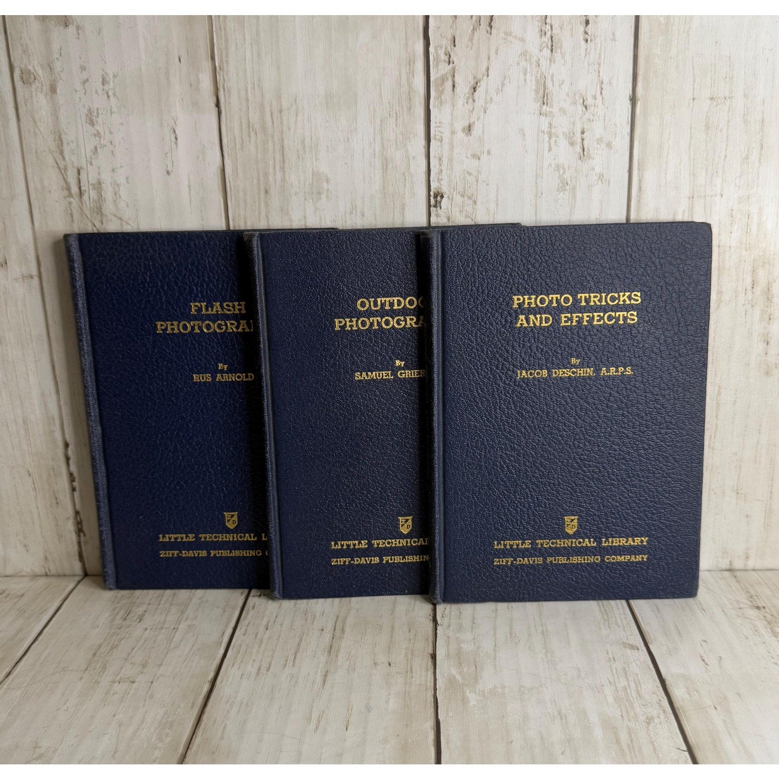 Set of 3 1940 Photography Books
