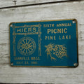 1961 6th Annual Connecticut Valley Region Picnic Pine Lake Granville Dash Plaque