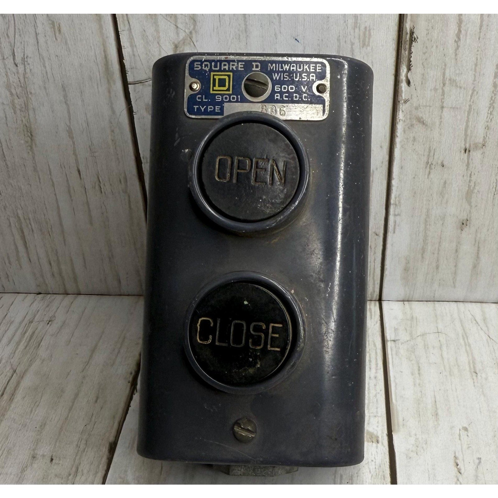 Square D Push Button Control - Untested, see info