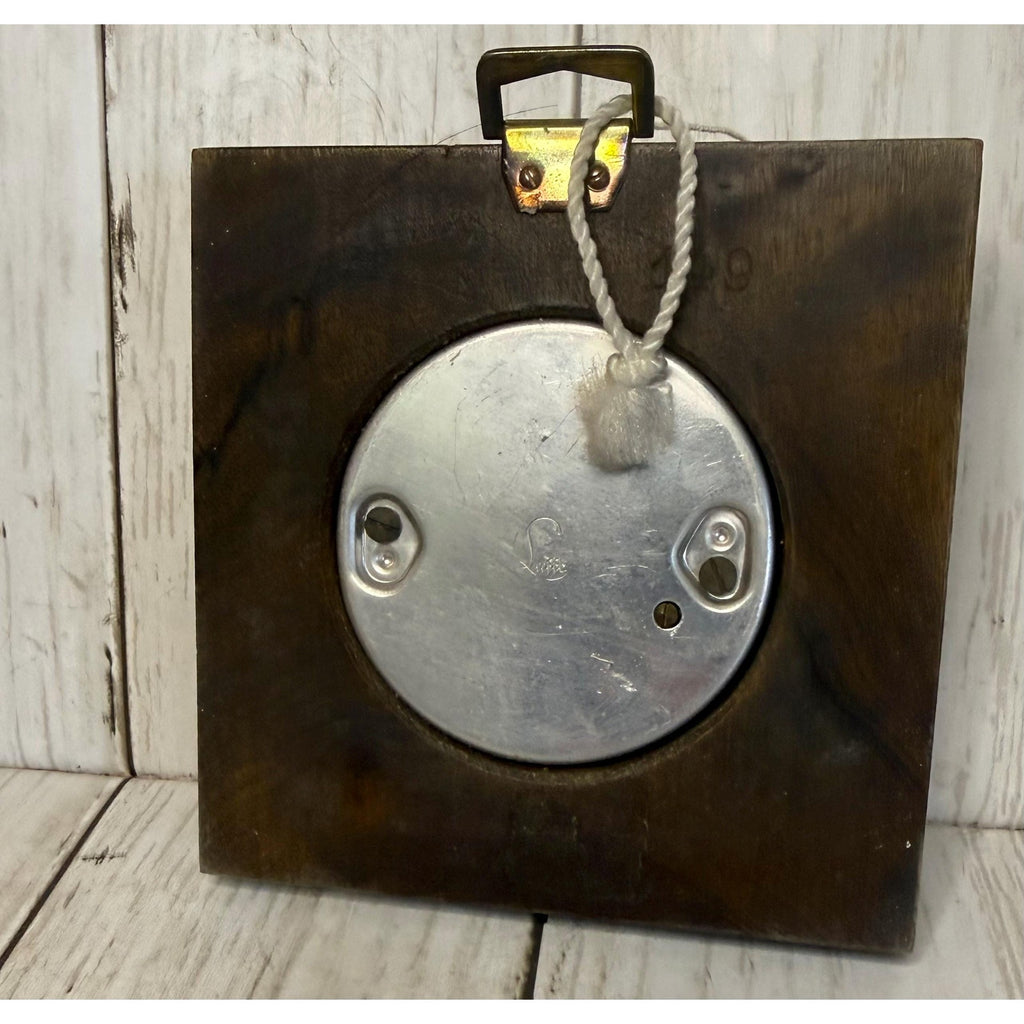Lufft Wall Hanging Barometer Untested Wood & Copper Made in Germany