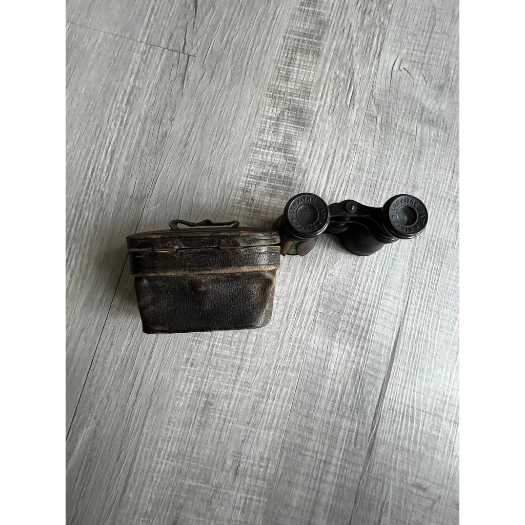 Antique Lemaitre Paris Opera Glasses and Case