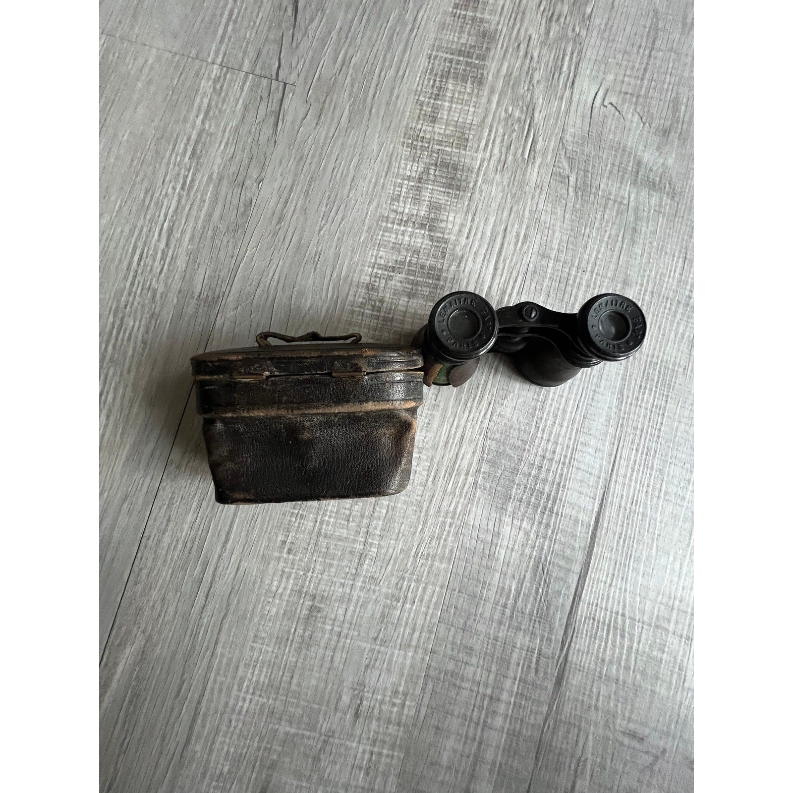 Antique Lemaitre Paris Opera Glasses and Case