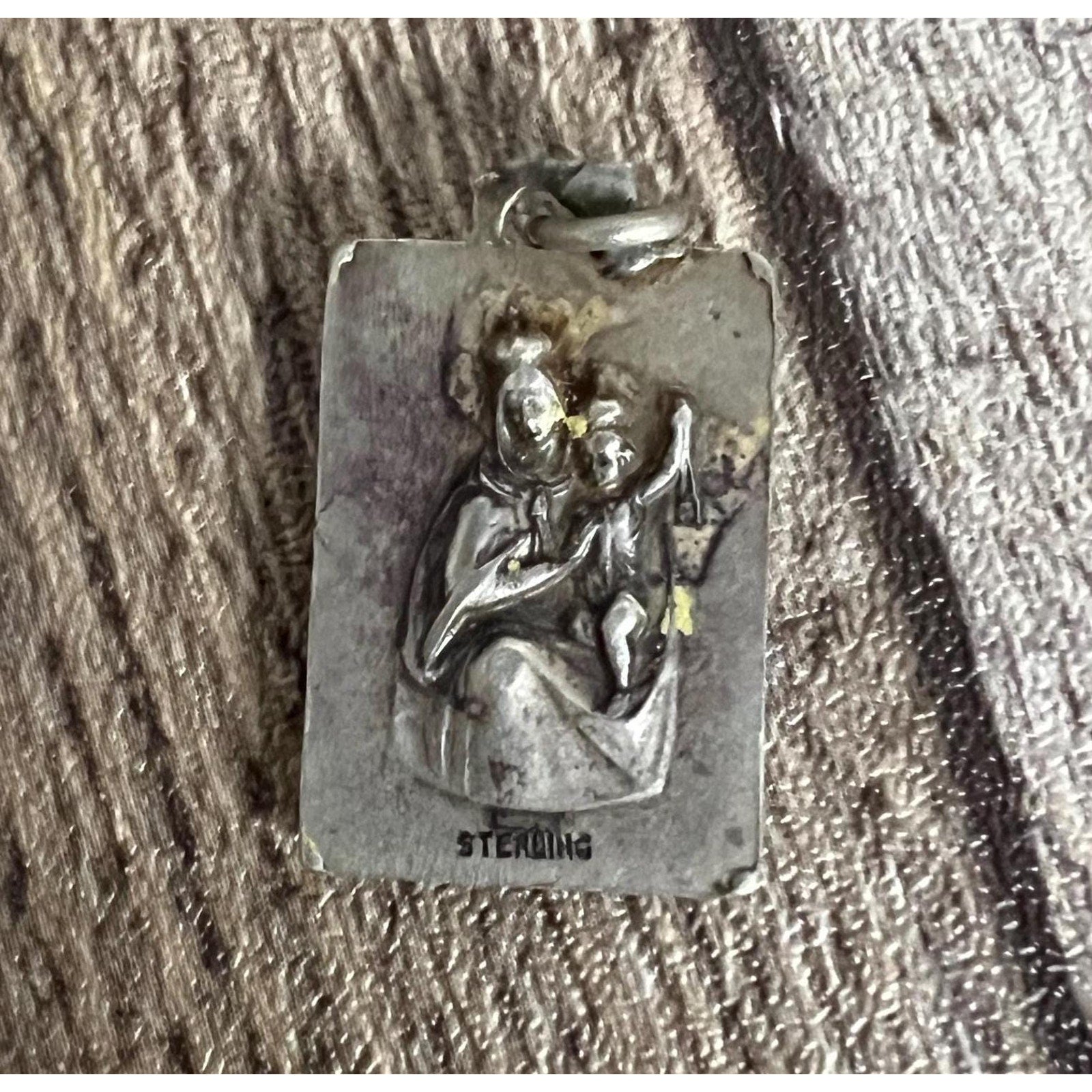 Sacred Heart of Jesus Double Sided Pendant