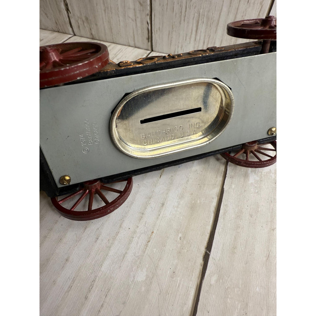 Banthrico, inc Steam Engine Coin Bank, Made in Chicago