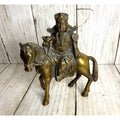 Small Bronze God of Fortune on Horseback