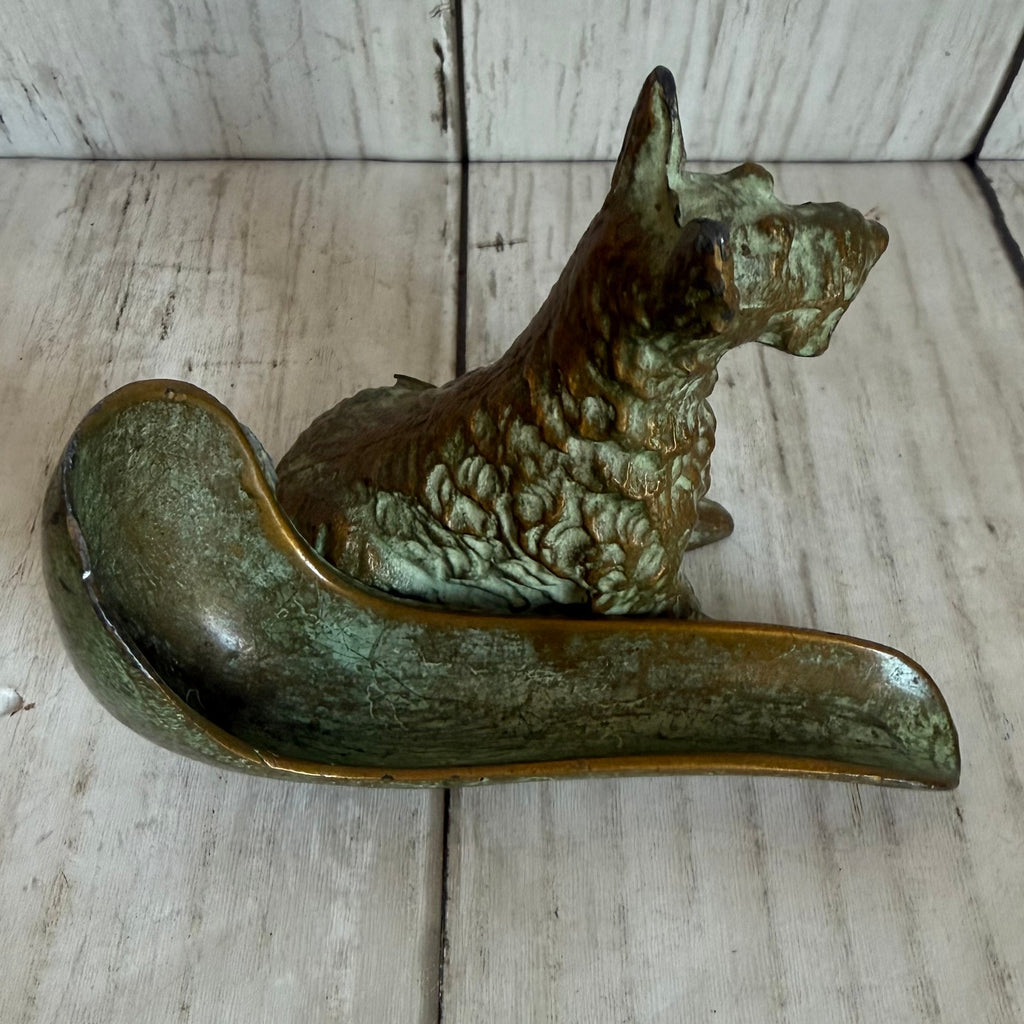 Scotty Dog Scottish Terrier Pipe Stand As Is