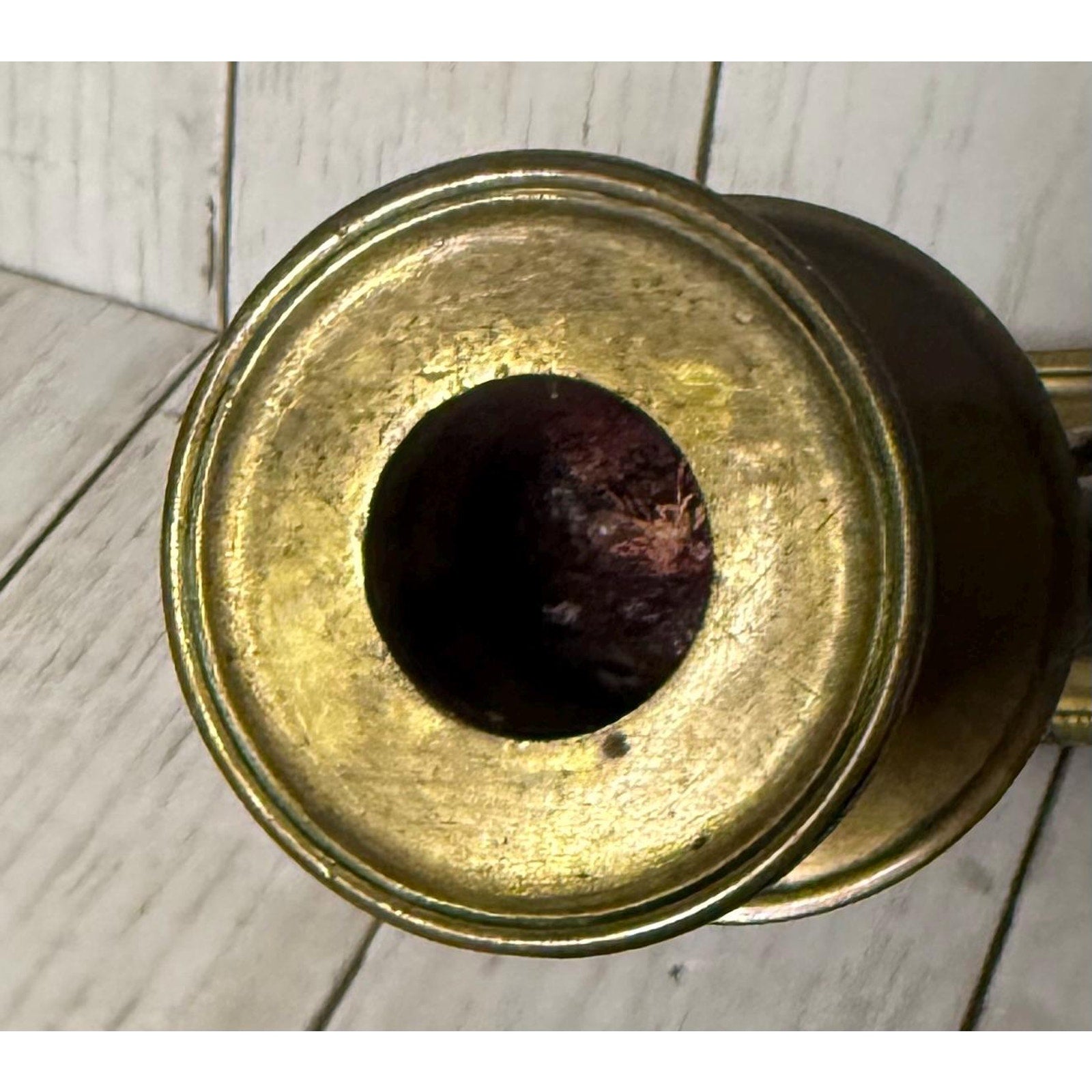 Vintage Brass MCM Candle Stick Holder