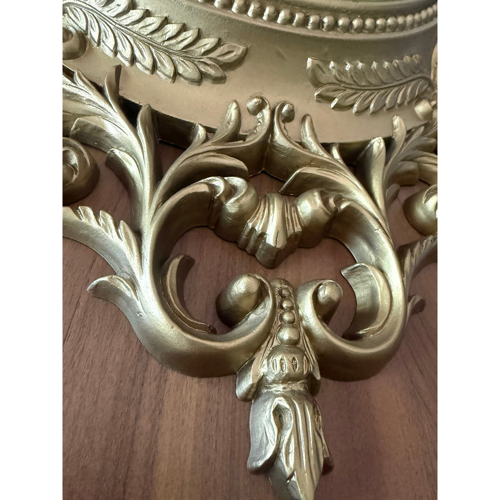 Burwood New Haven - 1963 MCMLXIII 264 - Gold Wall Clock and Sconces