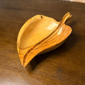 Olive Wood Leaf Tray