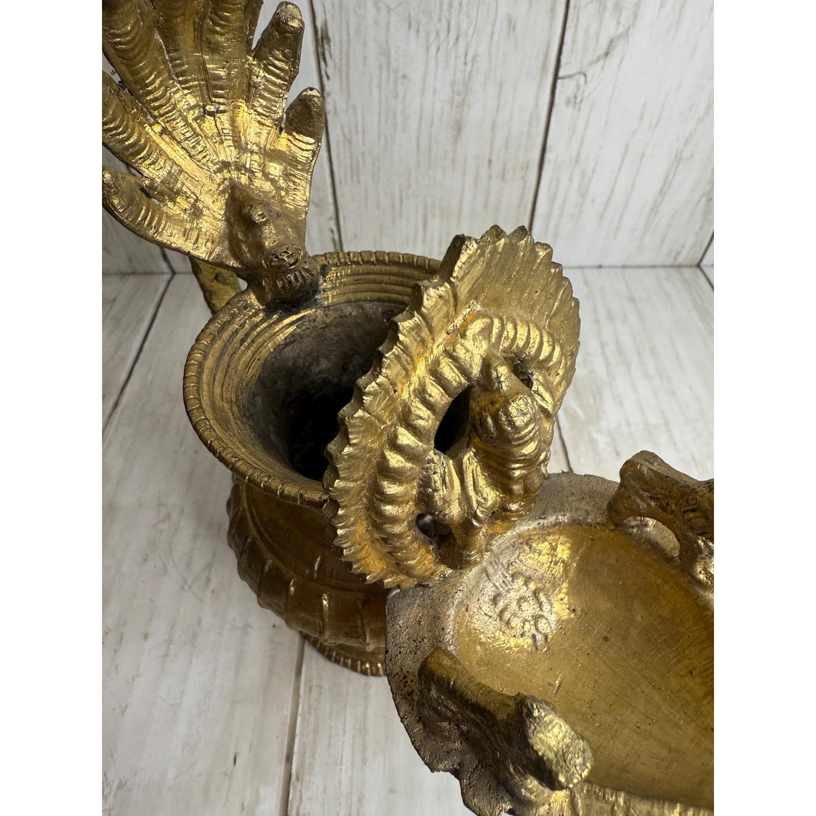 Nepalese Sukunda Brass Oil Lamp