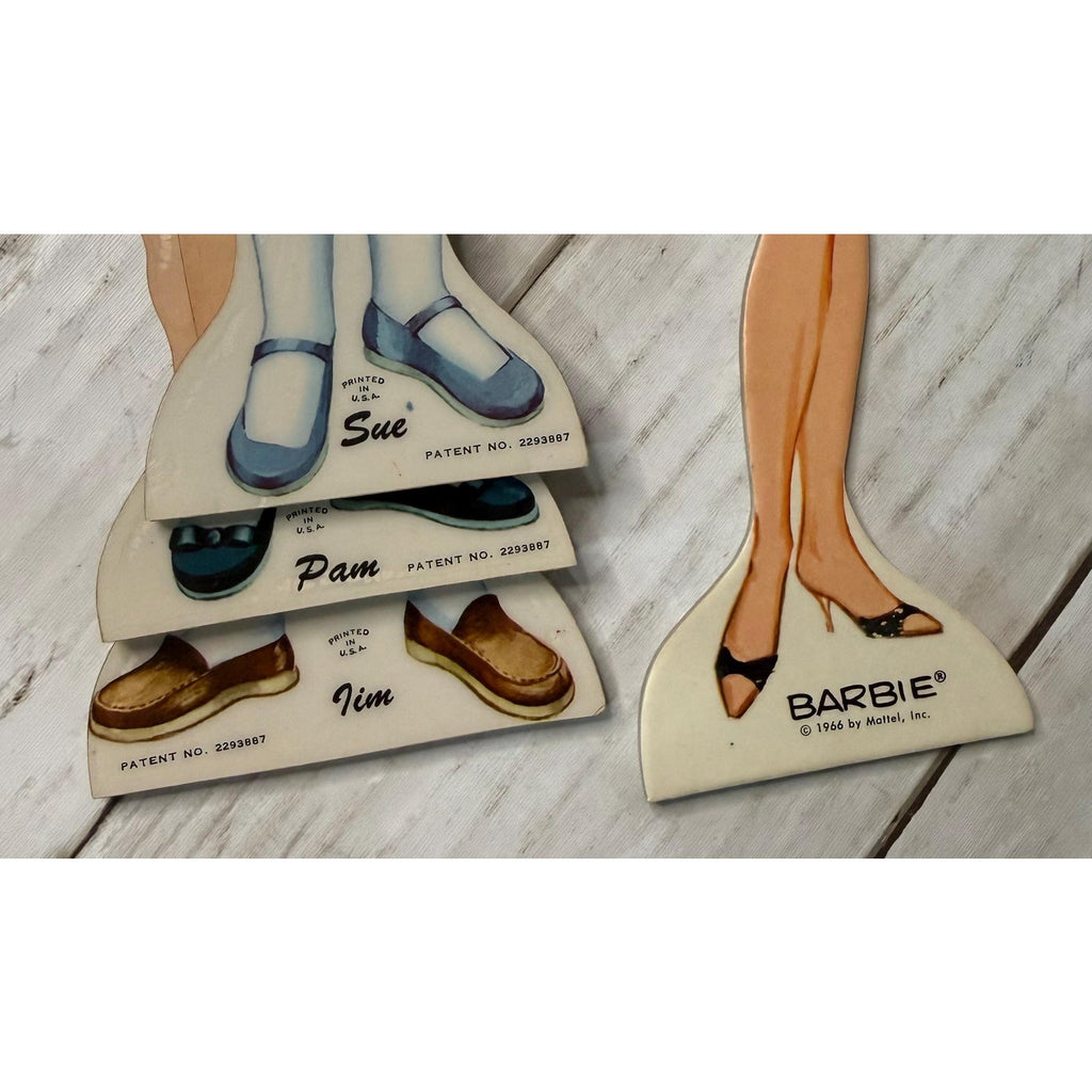 Barbie Paper Dolls in Barbie and Francie Box