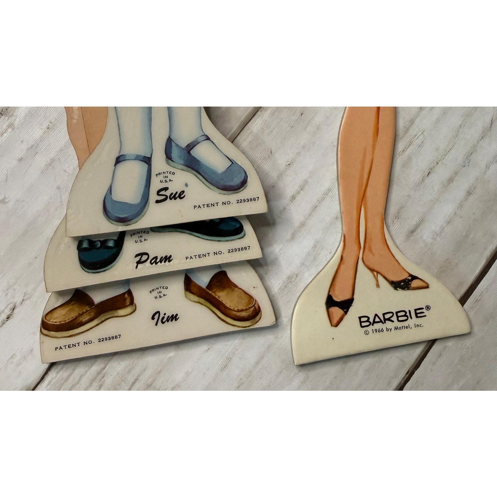 Barbie Paper Dolls in Barbie and Francie Box