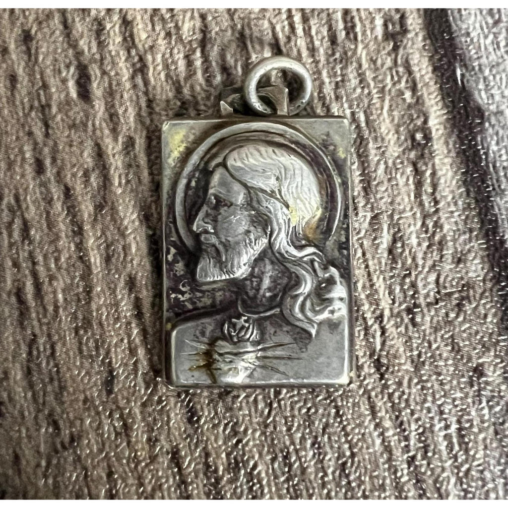Sacred Heart of Jesus Double Sided Pendant