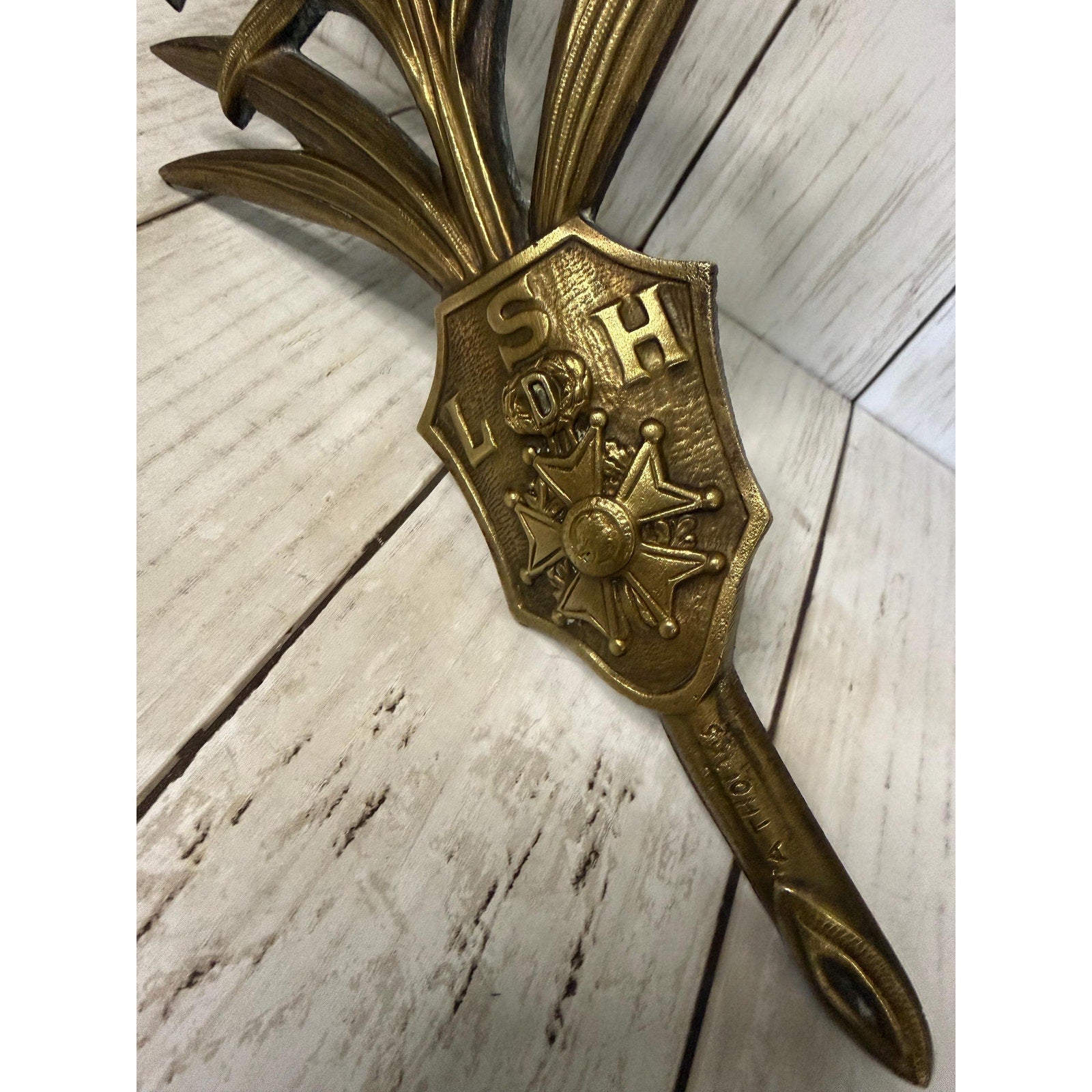 French Bronze Plaque Signed A. Thomas