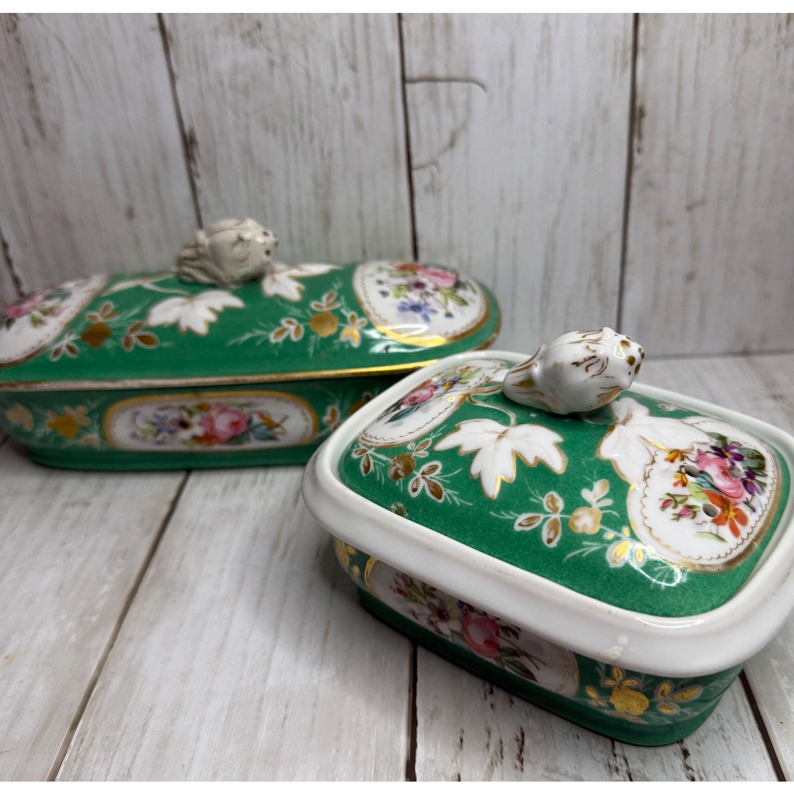 Porcelain Toothbrush Holder and Soap Dish