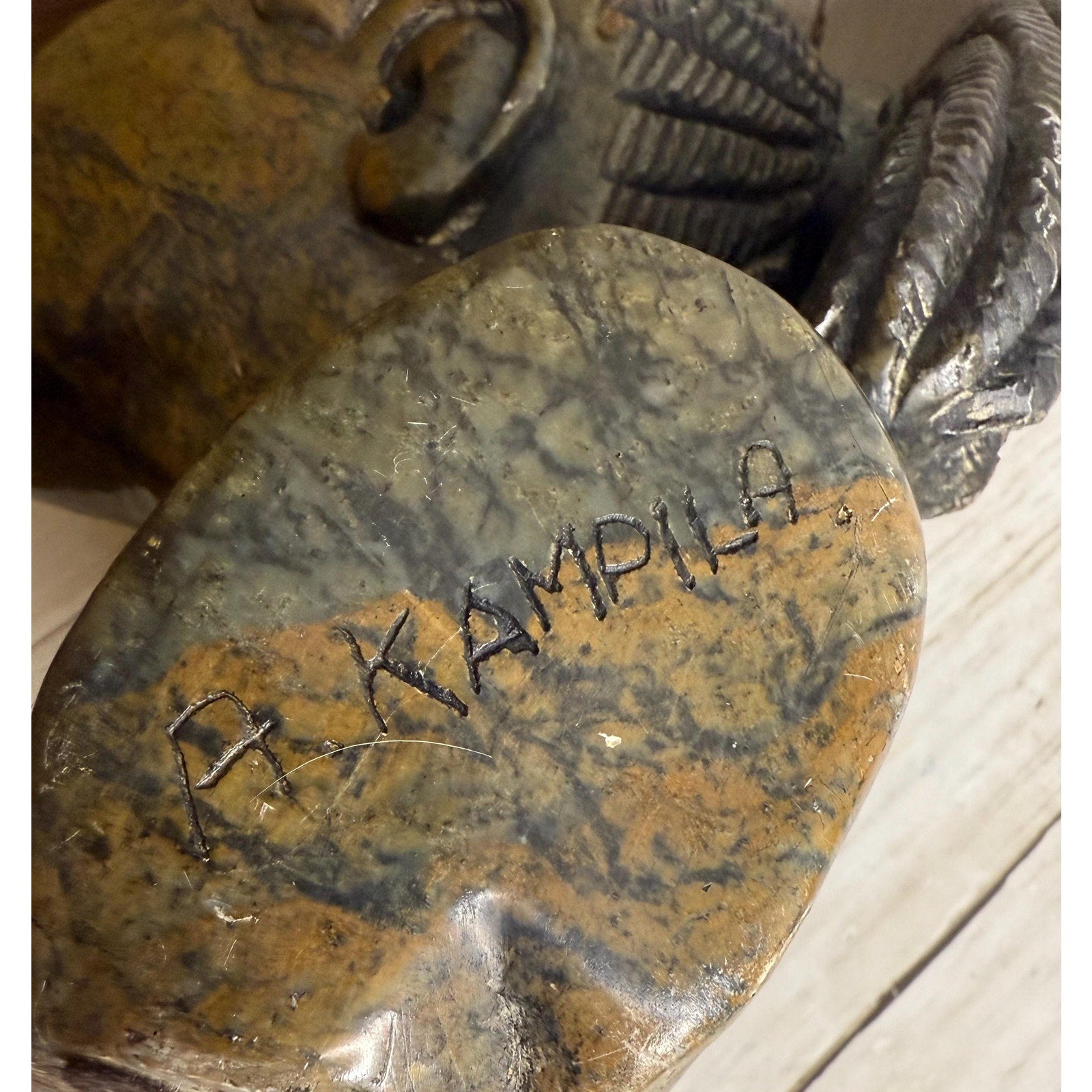 Shona Tribe Serpentine Head w/ COA