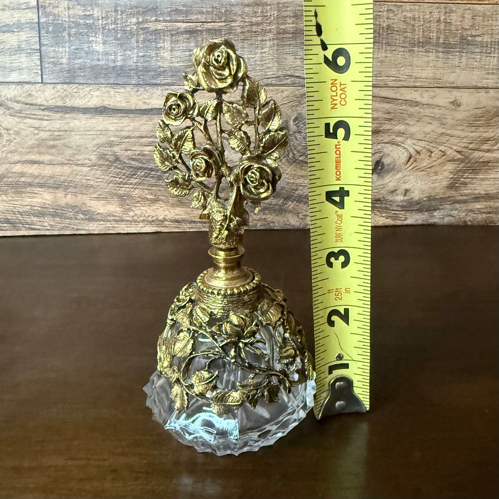 Matson Ormolu Rose Perfume Bottle