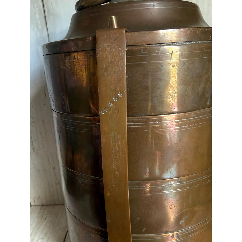 Copper 5 Tier Tiffin