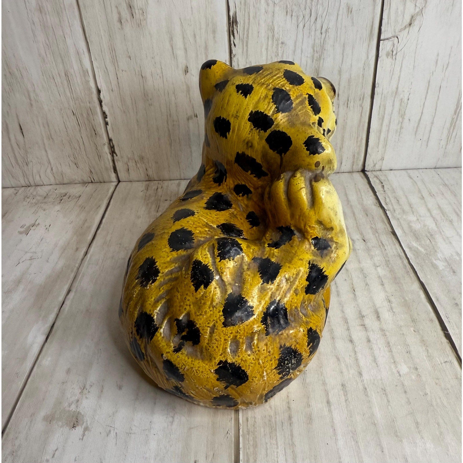Ceramic Baby Leopard Figurine