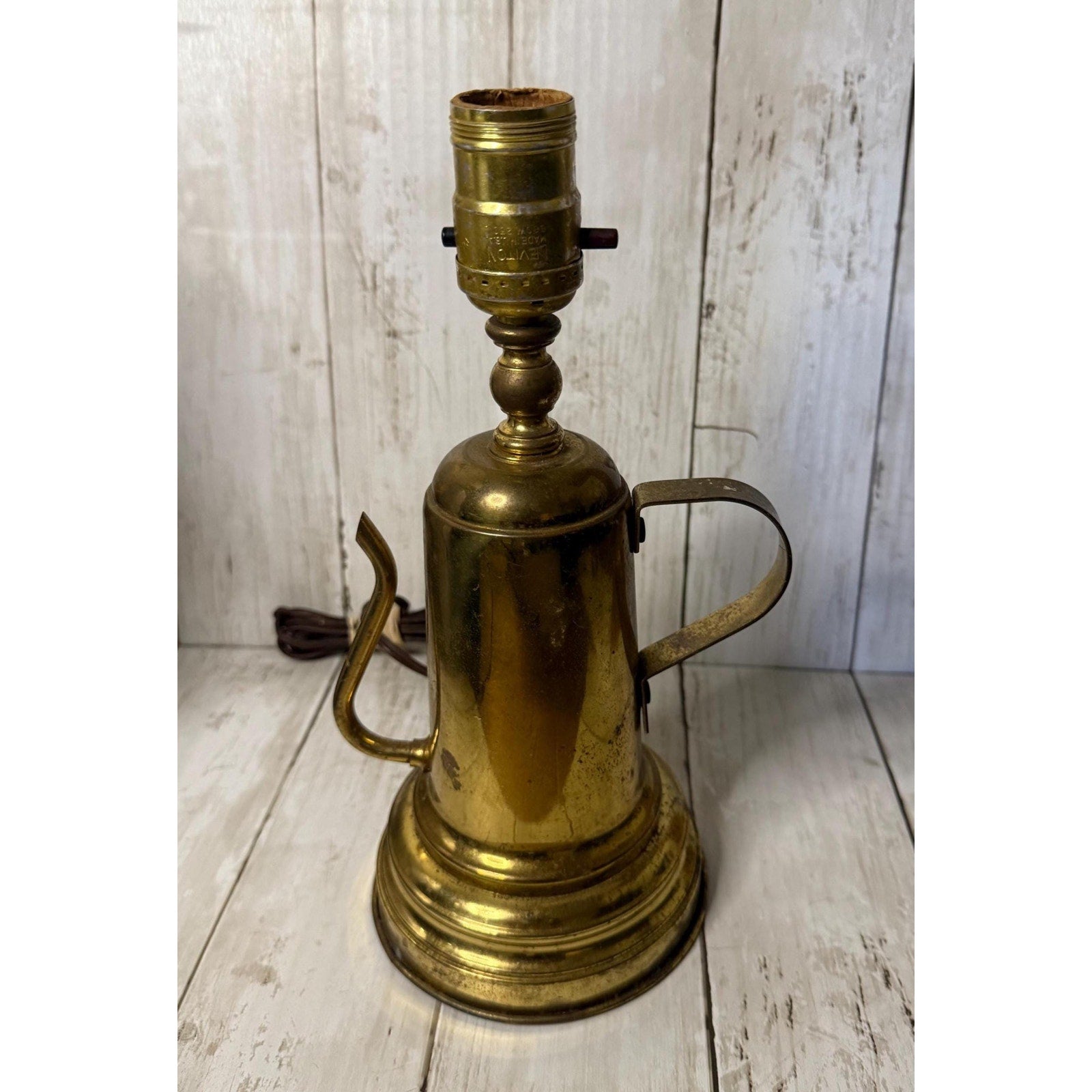 Copper Tea Kettle Lamp