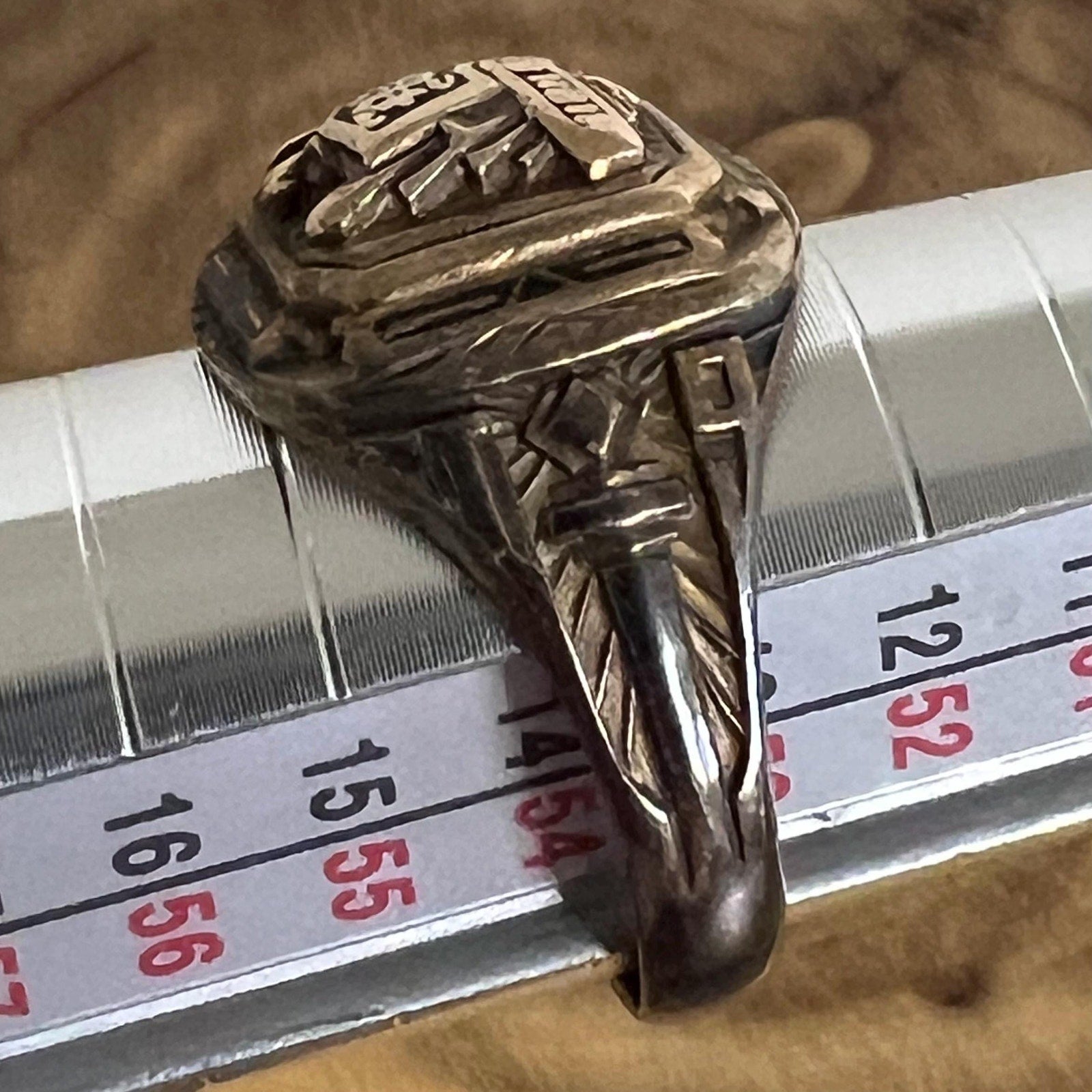 1934 Herff Jones 10k and Sterling Class Ring Size 7.5