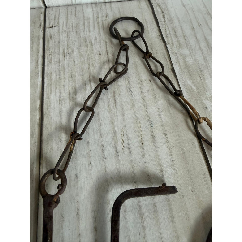 Vintage Rustic Welcome Cowbell Chime