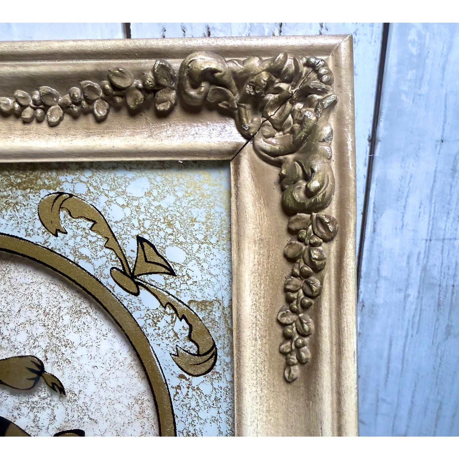 Reverse Glass Painting of Dancing Couple