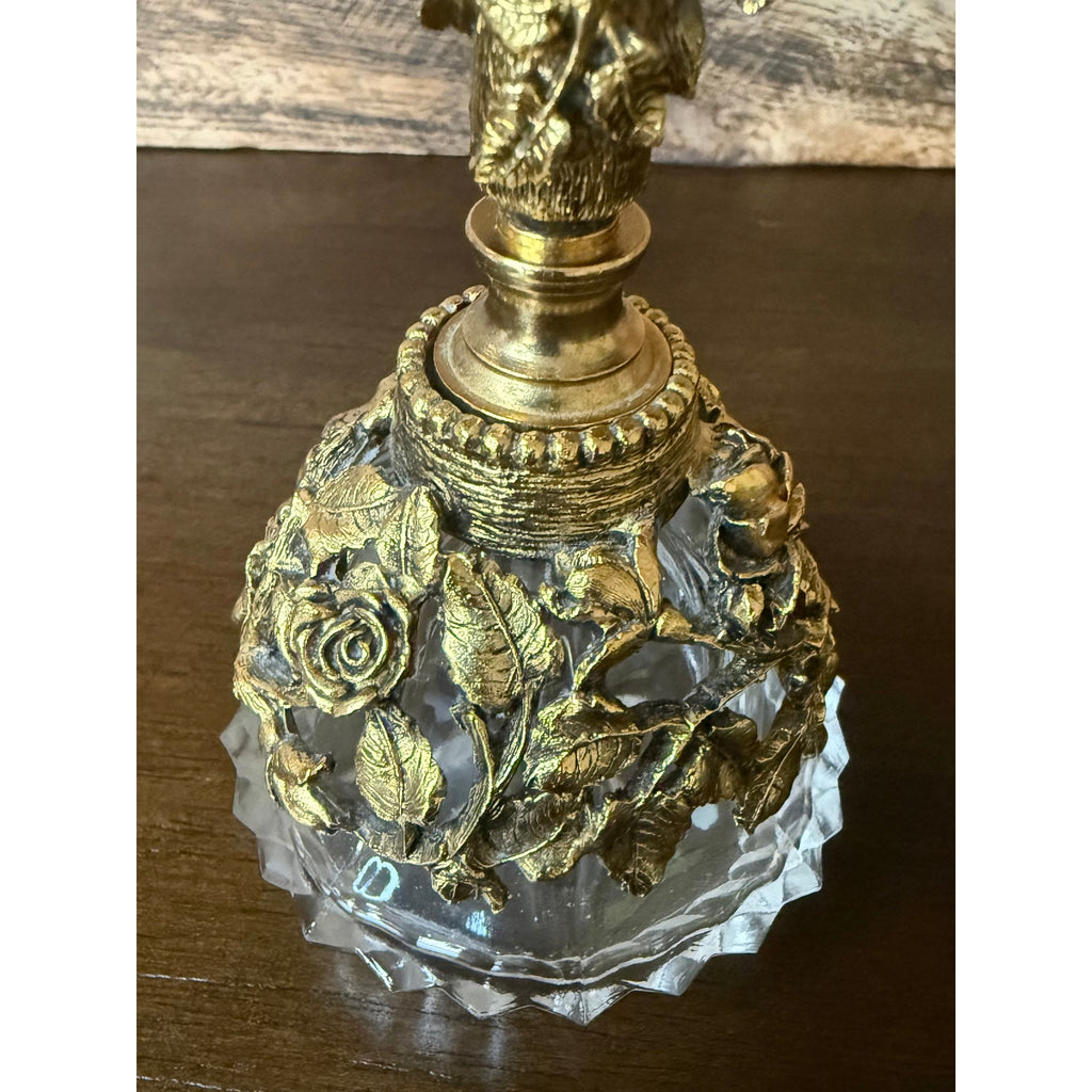 Matson Ormolu Rose Perfume Bottle