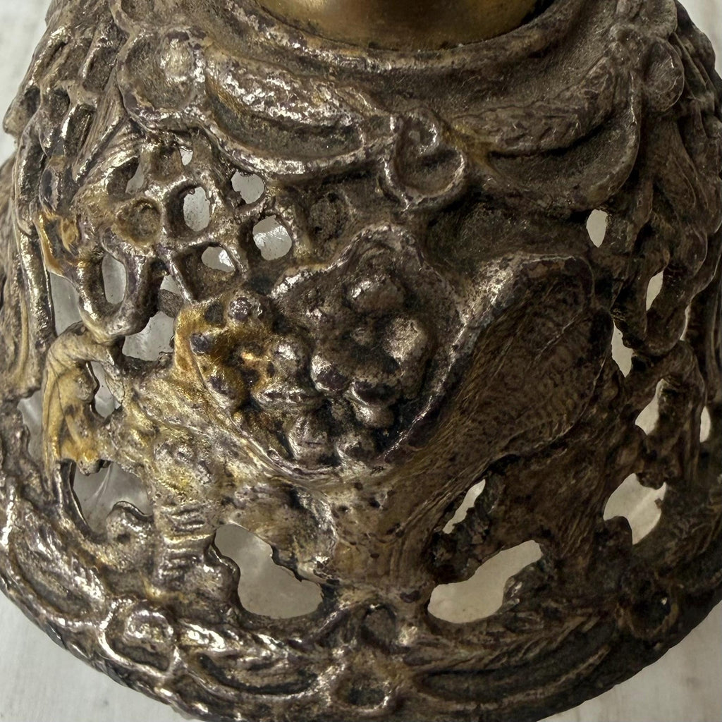 Ornate Dogwood Flower Perfume Bottle