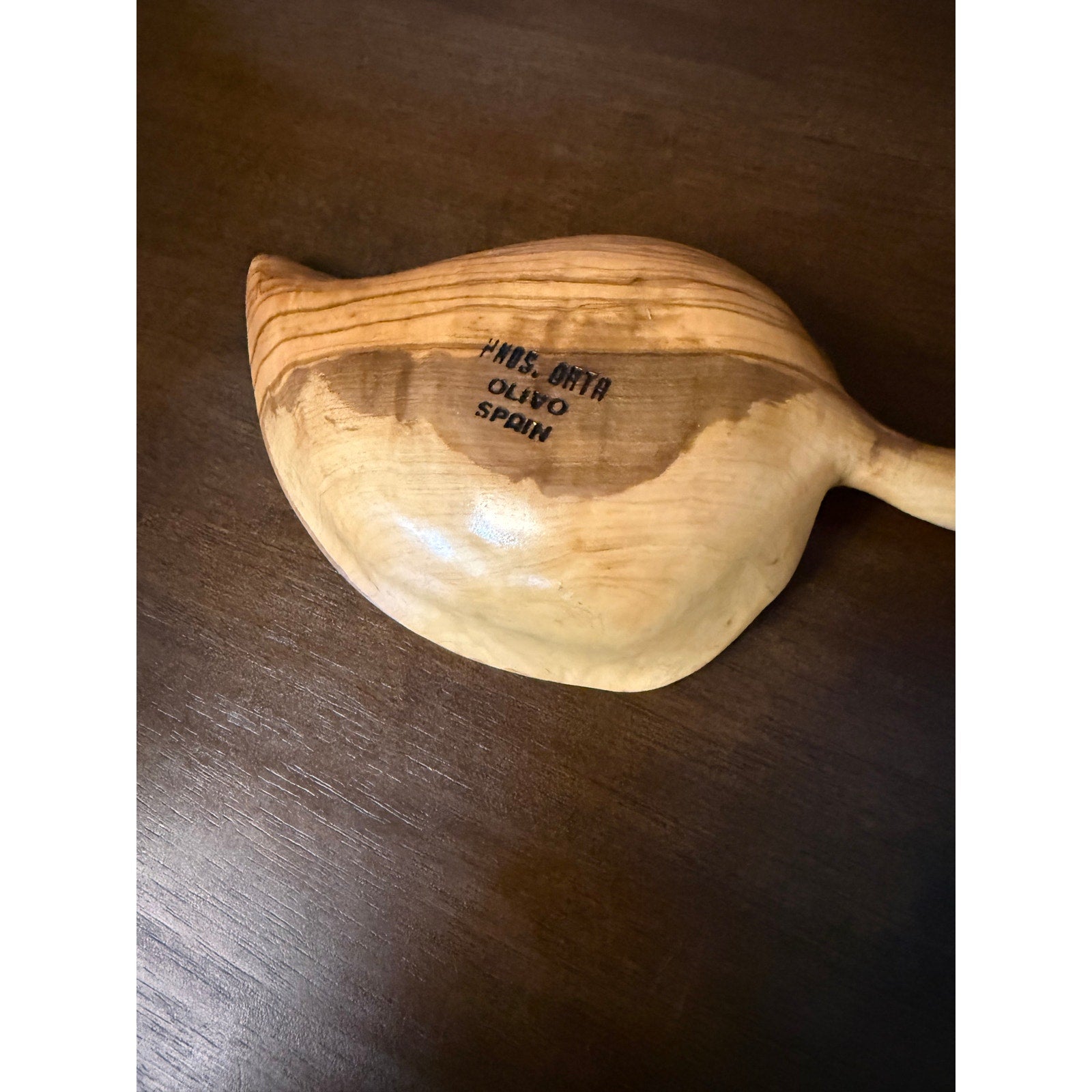 Olive Wood Leaf Tray
