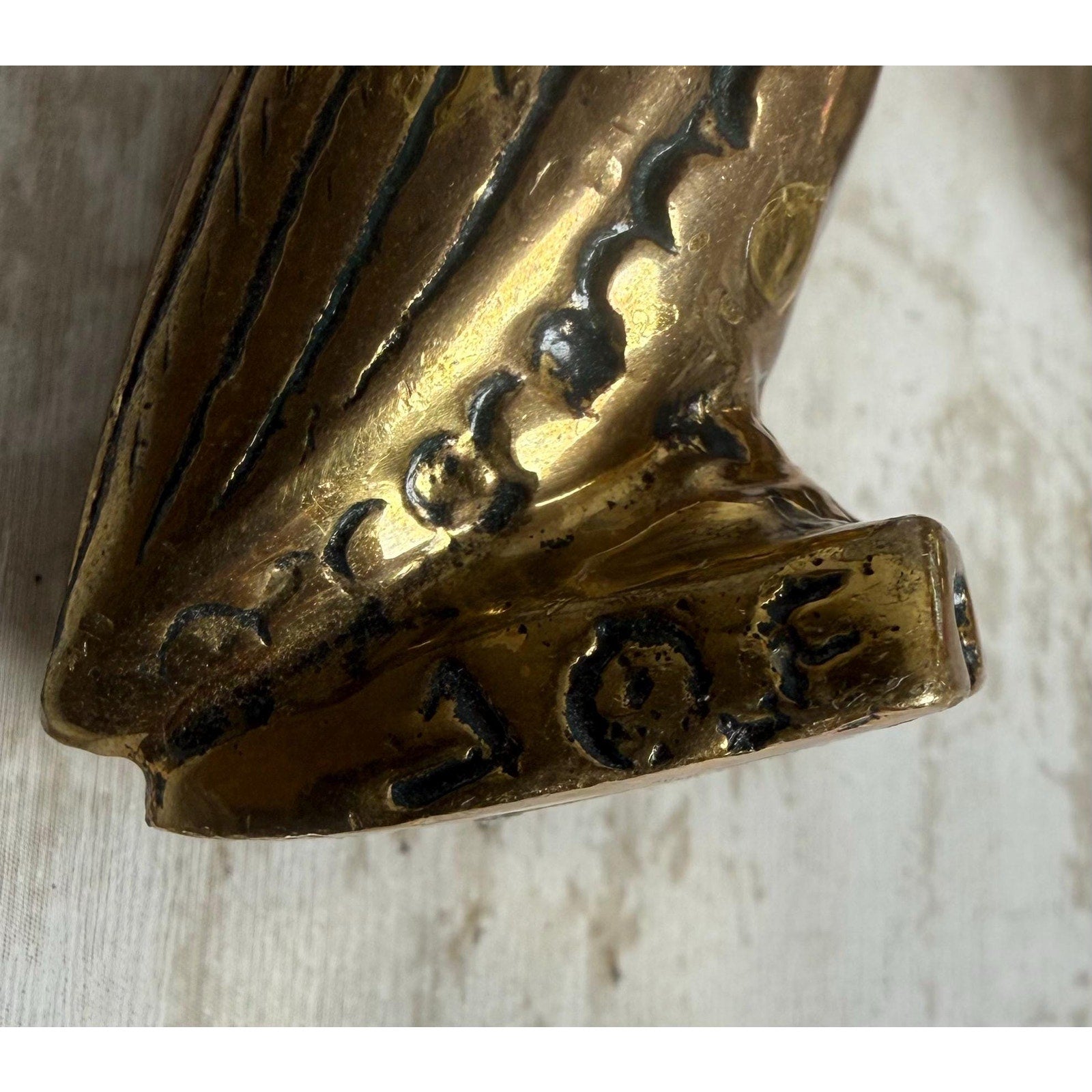 Pair of Miniature Brass Owls