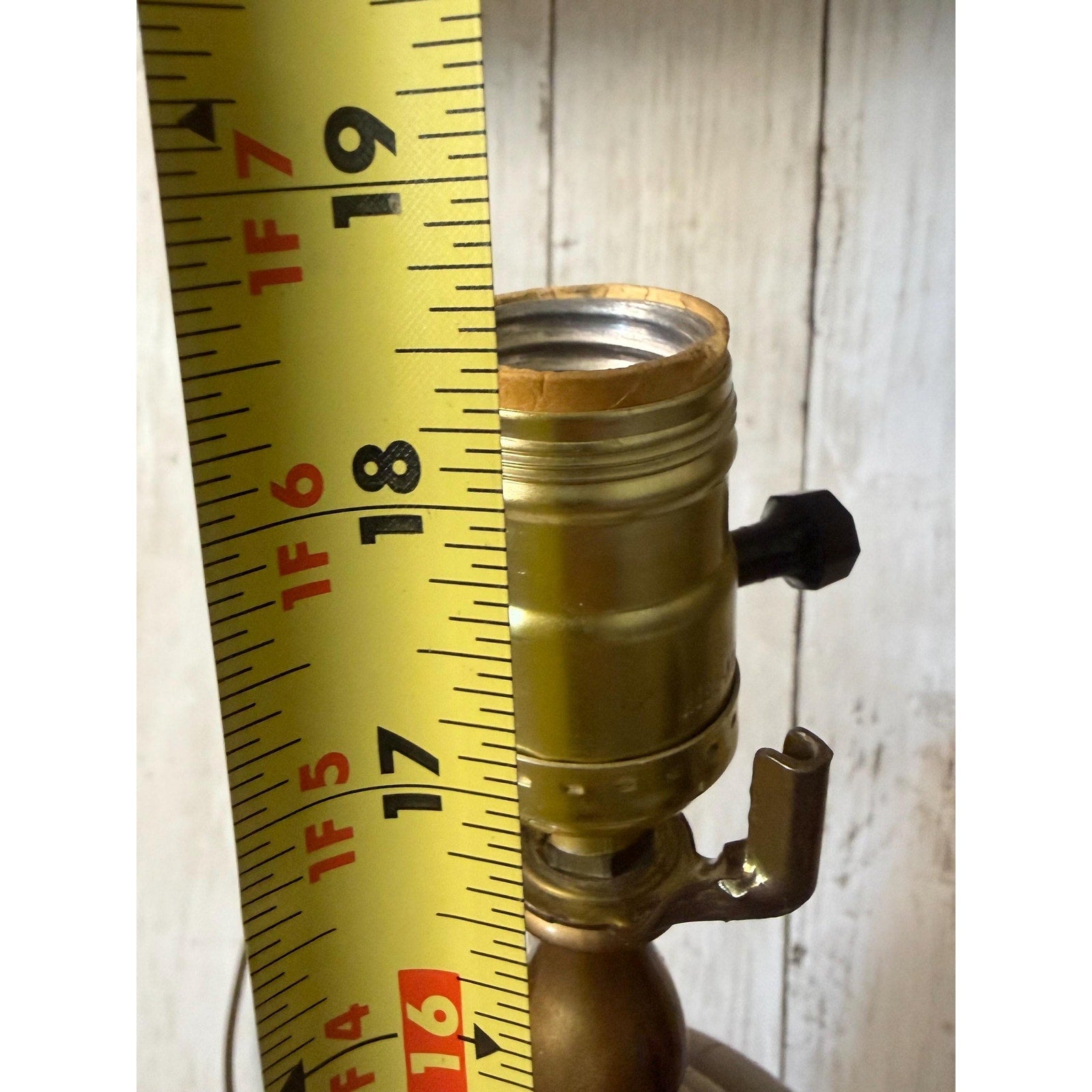 Old World Map and Brass Table Lamp