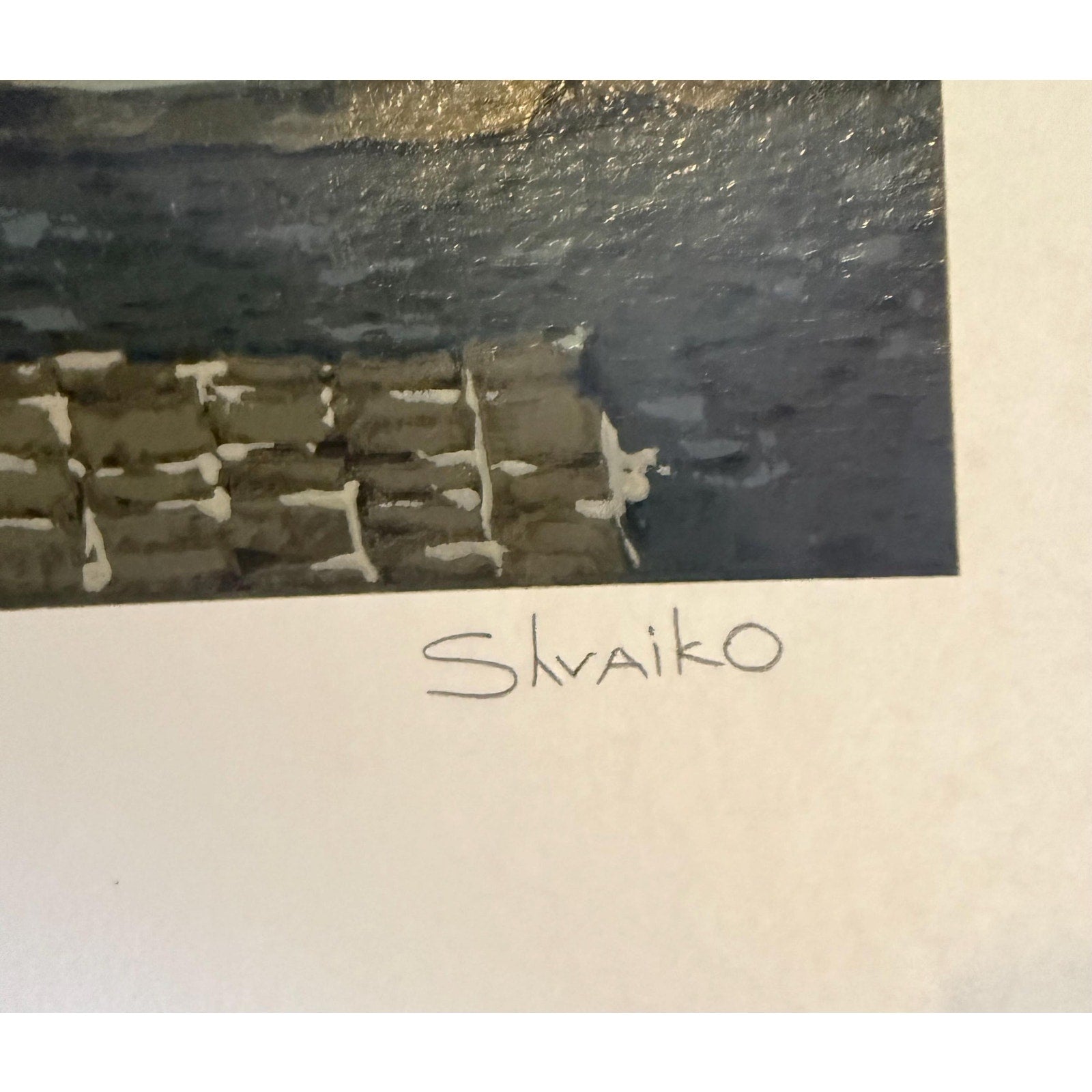 Viktor Shvaiko Limited Edition Numbered and Signed Printers Proof on Paper: "La Palette"