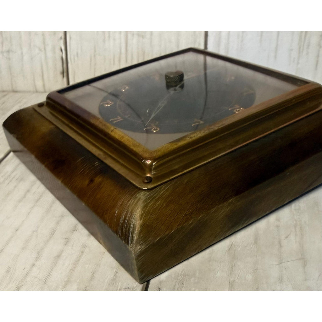 Lufft Wall Hanging Barometer Untested Wood & Copper Made in Germany