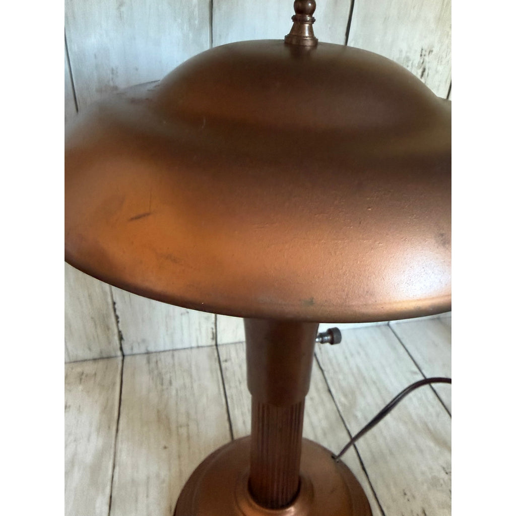 1930s Art Deco Mushroom UFO Table Lamp
