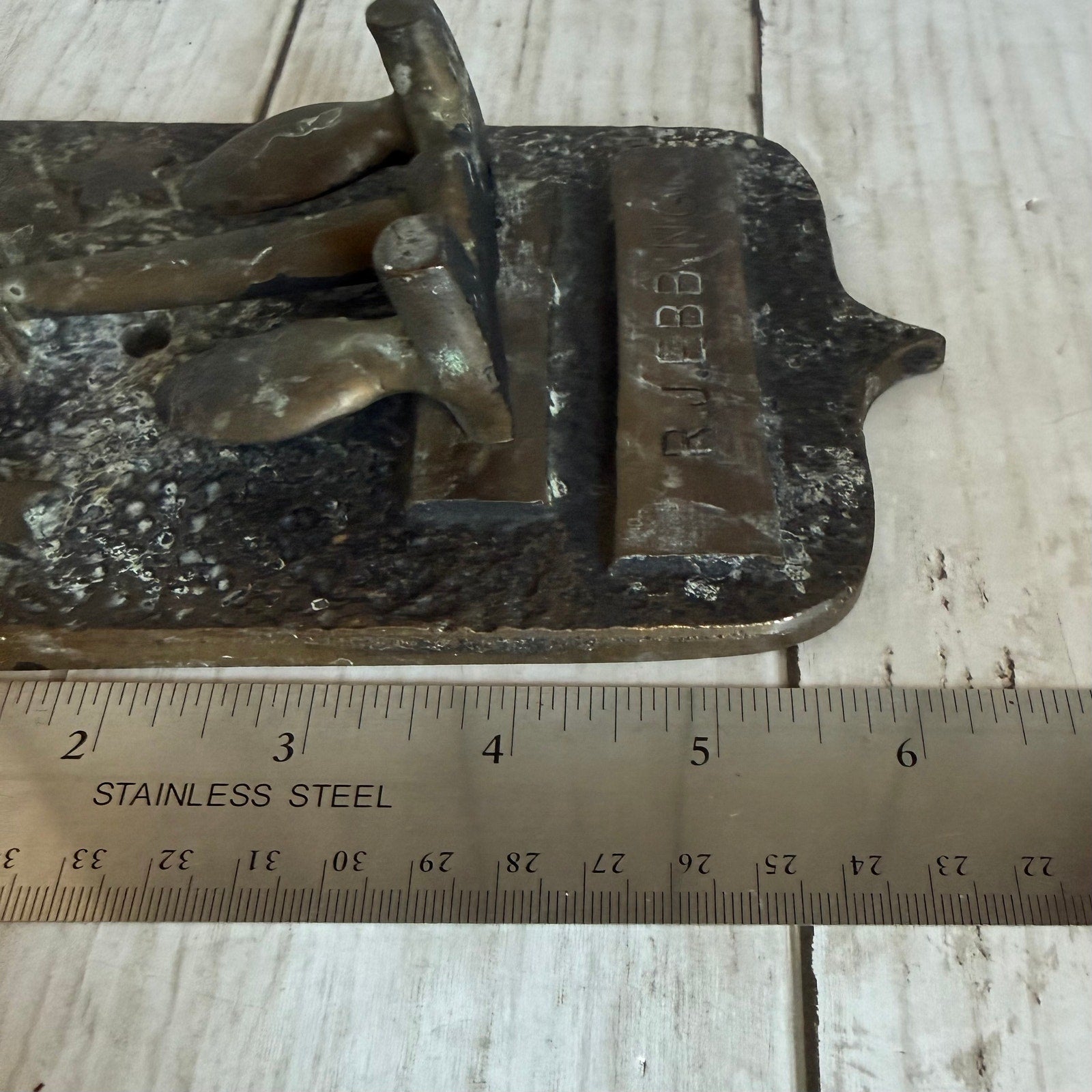 Vintage Navy Naval Officer Bronze Anchor Door Knocker