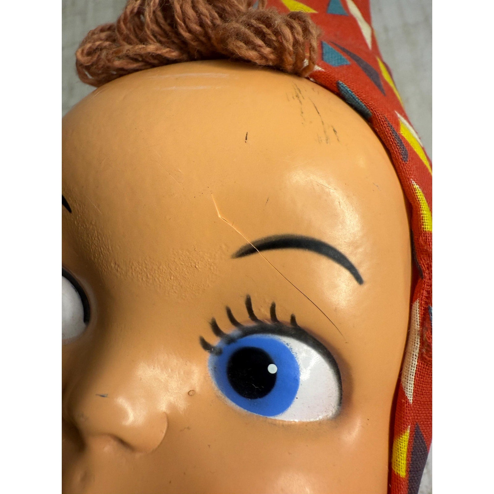 1940s Carnival Doll - See Crack on Face