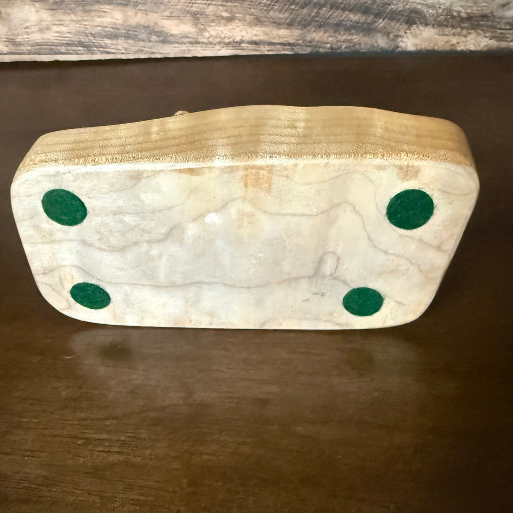 Polished Burl Wood Pen/Pencil Holder