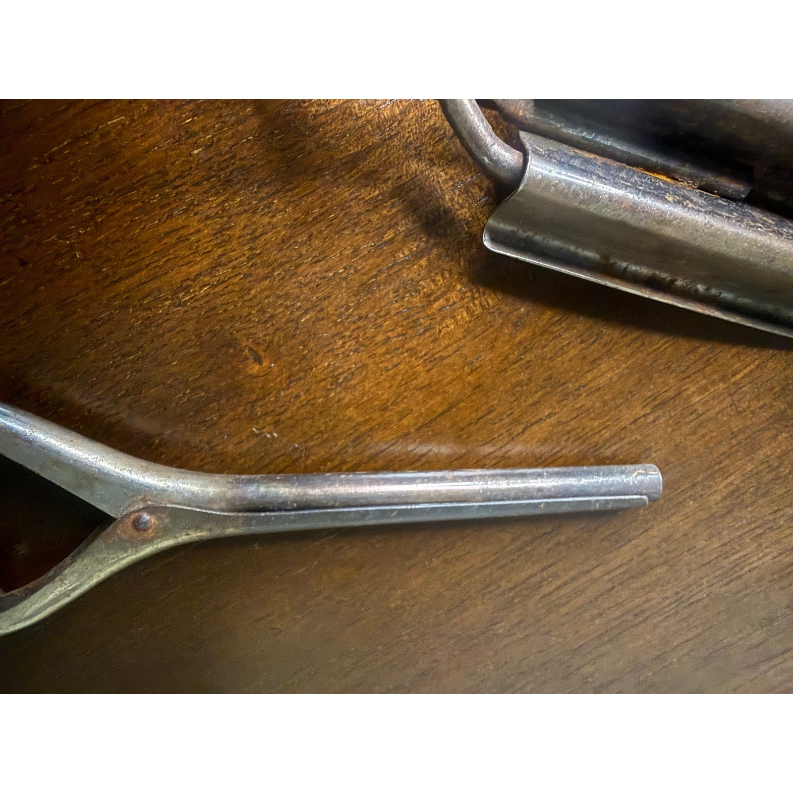 Antique Crimping Iron and Hair Curler