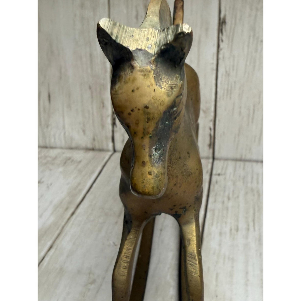 Brass Rocking Horse, 6 inches tall